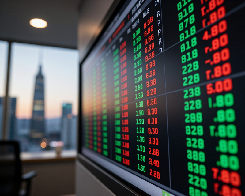 Stock Market Digital Display