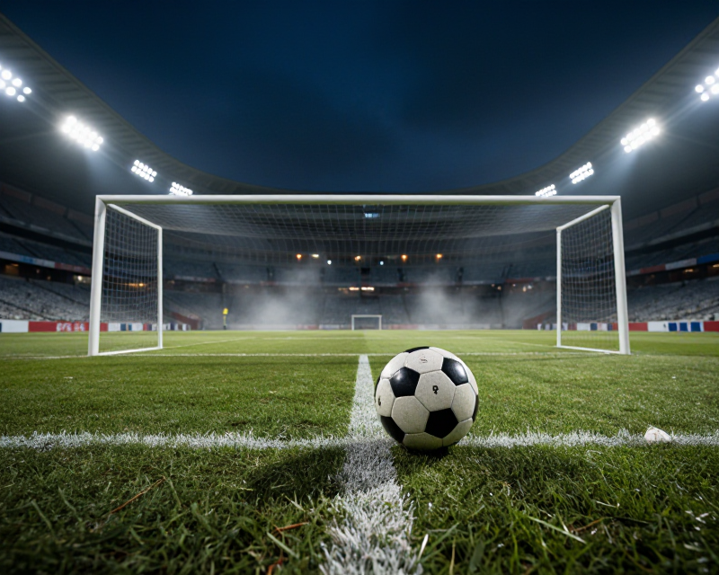 Dramatic Football Stadium Atmosphere