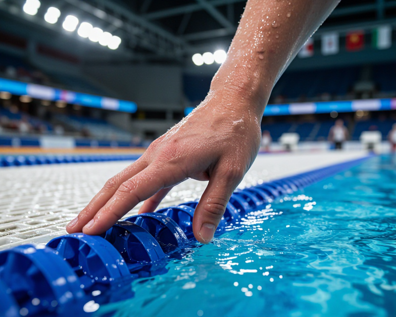 Swimming Relay Victory