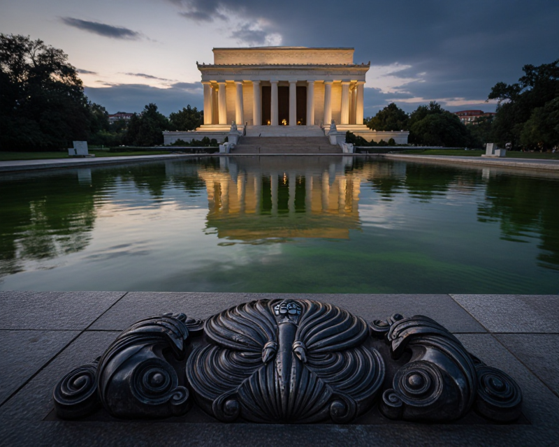 Reflecting Pool at Twilight