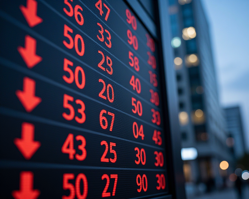 Stock Market Decline Visual
