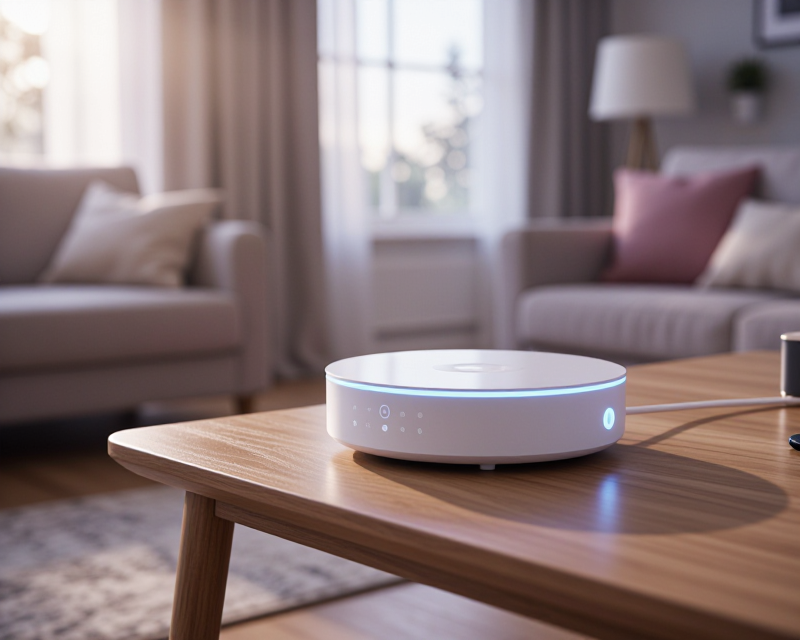 Futuristic AI Home Concept