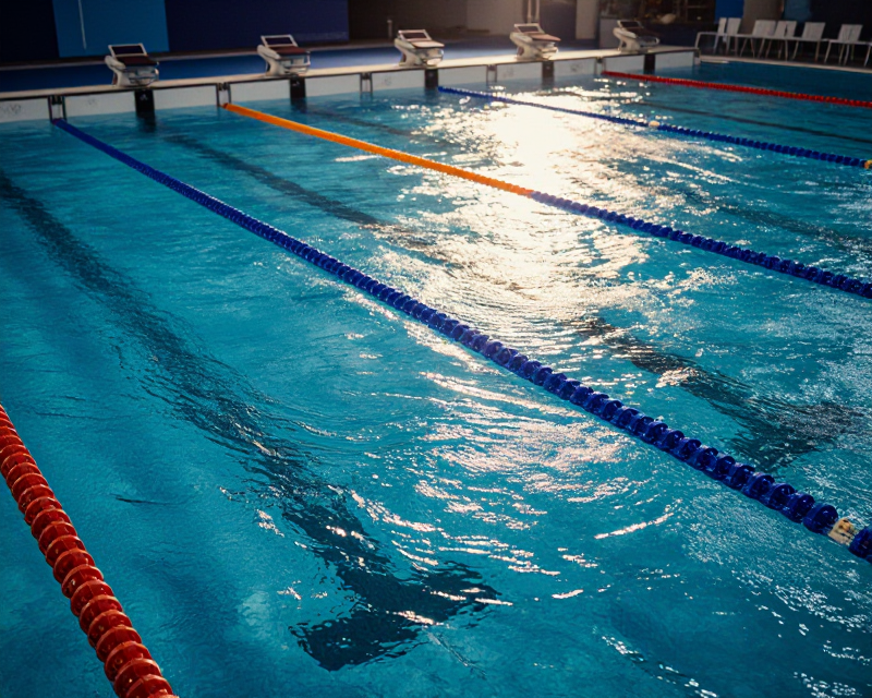 Cinematic Swimming Arena Atmosphere