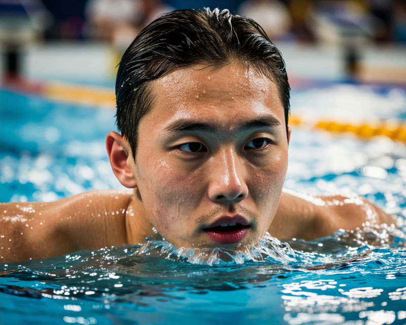 Cinematic Swimming Victory