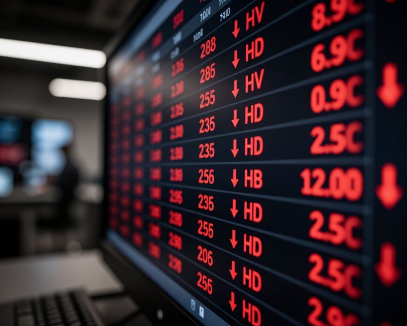 Stock Market Decline Visual