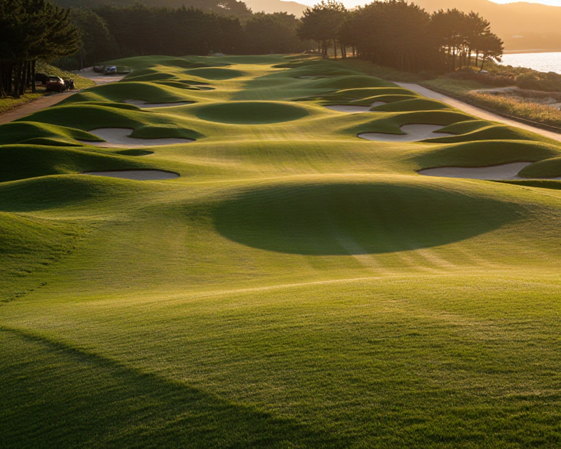 Serene Golf Course in Haenam